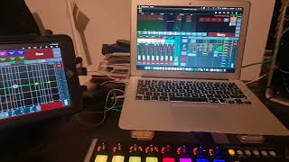 Mixing Station  Behringer X Touch  Behringer XR18  Macbook  IPad [upl. by Sisson]