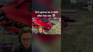 Hes feeling every hit 😂 memes funny beamNG [upl. by Yeltrab]