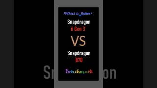 Snapdragon 870 VS Snapdragon 6 Gen 3 [upl. by Gerdy658]