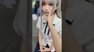 sylvie real life ☺️ dutf tf teachingfealings ichibikun tfgames yt fyp cosplay cosplayer [upl. by Attenrev234]