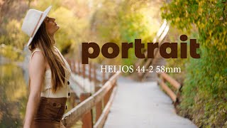 Helios 442 58mm  Fall Portrait Film Logan Canyon UT [upl. by Nibram]