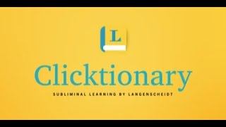 Langenscheidt Clicktionary [upl. by Ondrea]