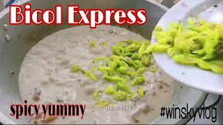 Bicol Express  porkrecipe winskyvlog [upl. by Wooster]