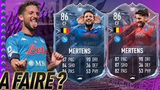 FIFA 22 AVIS SBC DRIES MERTENS LE QUEL CHOISIR  FEU OU GLACE [upl. by Bergerac]