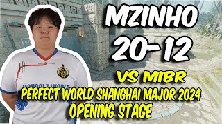 CS2 POV The MongolZ mzinho 2012 vs MIBR Ancient  Perfect World Shanghai Major 2024 [upl. by Odlabso]