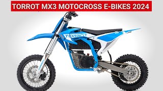 2024 Torrot MX 3 Electric Bikes For Kid motocross [upl. by Tenaej995]