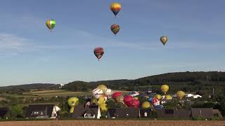 Warsteiner Internationale Montgolfiade 2023  Abendstart der Ballone in Warstein  Sauerland [upl. by Joslyn]