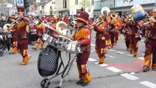 Pfuutzger Musigg aus SeitingenOberflacht beim Fasnetumzug Tuttlingen 132014 [upl. by Danika314]