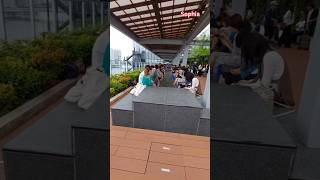 東京千客萬來足湯庭院Tokyo Toyosu Senkyakubanrai Foot bath [upl. by Ojeitak244]