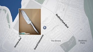 Cops shoot and kill knifewielding suspect in the Bronx [upl. by Ahsienaj190]