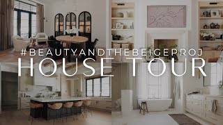 House Tour of FamilyFriendly and Sophisticated New Build  THELIFESTYLEDCO BeautyAndTheBeige [upl. by Yeliab]