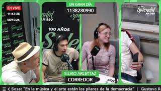 Silvio Arlettaz corredor en comunicación para quotUn Gran Díaquot [upl. by Ecirahc464]