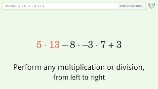 Master Order of Operations Solve 5138373 Step by Step [upl. by Milewski385]