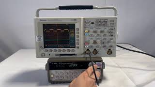 Tektronix TDS 3012 Two Channel Color Digital Phosphor Oscilloscope A 68946 [upl. by Enilegna]