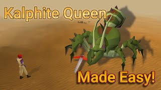 Noobs Guide to Kalphite Queen  2023  with plugins [upl. by Ylek]