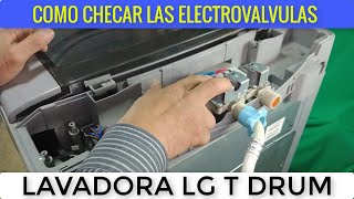 Lavadora LG turbo como checar las electroválvulas fácilmente [upl. by Ahsaf]