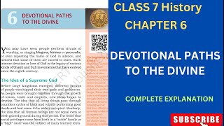 DEVOTIONAL PATHS TO THE DIVINE class 7 chapter 6 History class7history class7sst class7 [upl. by Ennaillij]