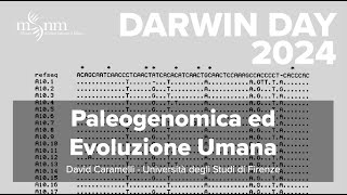 Paleogenomica ed Evoluzione Umana [upl. by Schach]