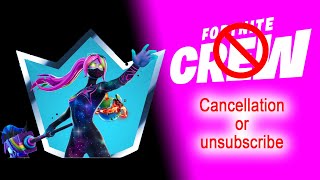 How to CANCEL or refund fortnite crew  subscription  step by step process in chapter 2 season 5 [upl. by Oloapnaig]