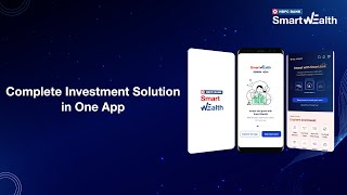 One App Complete Investment Solutions  HDFC Bank SmartWealth App [upl. by Palgrave]