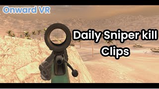 Daily Sniper kill clip Onward VR [upl. by Cuthbertson]