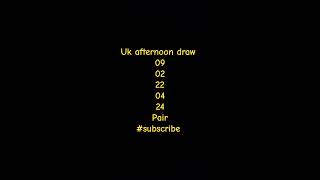 uk49 afternoon draw 18 August 2024 [upl. by Adnowat565]