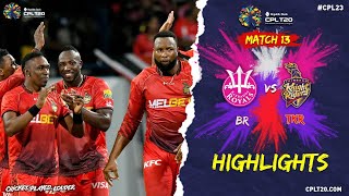 Highlights  Barbados Royals vs Trinbago Knight Riders  CPL 2023 [upl. by Katti]