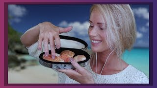 ASMR Ocean amp Seashell Relaxation deep ear whispers [upl. by Eterg]