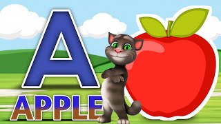 A for apple  अ से अनार  abcd phonics song  a for apple b for ball c for cat  abcd song  abcde [upl. by Yrellam]