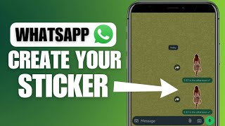 How To Create Sticker On Whatsapp  Make Your Own WhatsApp Sticker [upl. by Lani671]