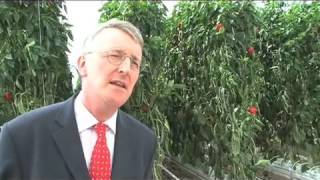 Hilary Benn visits Thanet Earth 2009 [upl. by Ahtnams131]