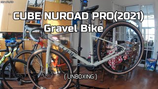 CUBE NUROAD PRO2021 UnboxingGravel Bike [upl. by Eiuqram809]