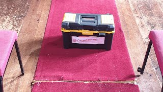 Commercial carpet repair in Tamworth Church carpet [upl. by Snilloc]