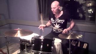 Matt Starr Drum Lesson 3  Ozzy Osbourne Over The Mountain intro tripltets fill [upl. by Norek]