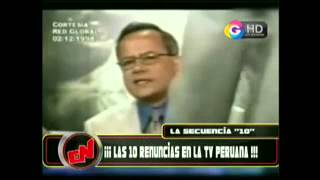 CESAR HILDEBRANDT RENUNCIA A GLOBAL TELEVISION EN VIVO [upl. by Attirb446]