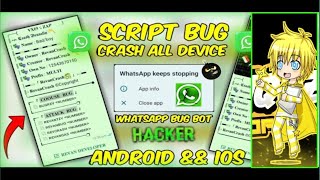 NEW SCRIPT TURMIX BUG WHATSAPP CRASH BETA NEW 🔥  TEMBUS IOS 🔥  STUCK LOGO  SYSTEM ADNAN MODS [upl. by Gilman]