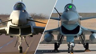 PAF J10C Dragon Flying Against Qatari Eurofighter Jets in ZilzalII Exercise [upl. by Eben861]