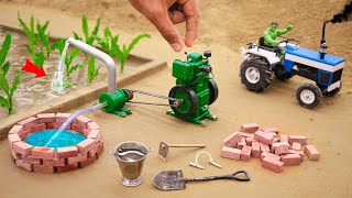 diy tractor diesel engine water pump making well science project sanocreatorTechCreatorsOfficial [upl. by Geraldine]