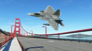 F22 Raptor Flyby insane sonic boom [upl. by Lemmor]