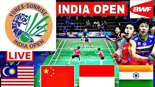 India Open Live Score badminton 2024  Day3 R 32  All Court live Round of 32 bwf live [upl. by Malet]