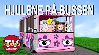 Hjulene på bussen  Danske børnesange [upl. by Oralee]