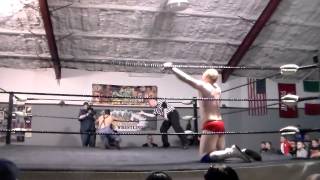 Monster Factory Supersonic Title Match Good News Hughes vs Grizzly Redwood 040514 [upl. by Bartholemy]