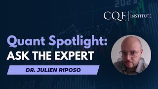 Quant Spotlight  Career Journey of a Quant Researcher  Dr Julien Riposo [upl. by Cirtemed]