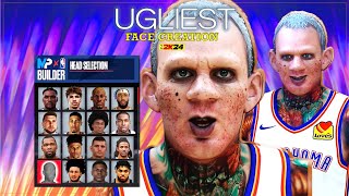 The Ugliest NBA 2K24 Face Creation of All Time [upl. by Dranreb163]