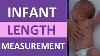 Infant  Newborn Length Height Measurement Assessment  Pediatric Nursing Skill [upl. by Werdnaed]