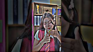 Chinese college 🚬shorts video viral love story college girl [upl. by Ramedlab]