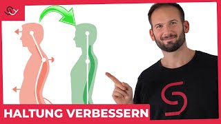 Haltung verbessern  DAS musst du wissen  3 Übungen [upl. by Ataymik]