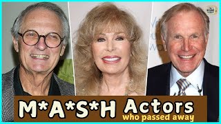 MASH 19721983 Cast ★ Then and Now  How They Died 🔥 [upl. by Ydarb]