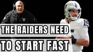 The Las Vegas Raiders NEED TO START FAST in 2024 [upl. by Jahdiel560]