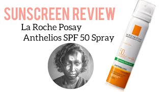 La RoChe Posay Anthelios SpF 50 spray review under uv camera [upl. by Ttayw]